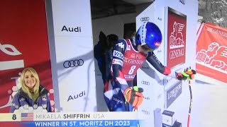 Mikaela Shiffrin  DNF  Women´s Alpine Downhill  Cortina d´Ampezzo  2024 [upl. by Naujuj711]