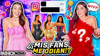 MIS SEGUIDORES ELIGEN MIS OUTFITS 😱 POR UNA SEMANA 🛍️ Fashionnova Haul  Lulu99 [upl. by Sandry460]