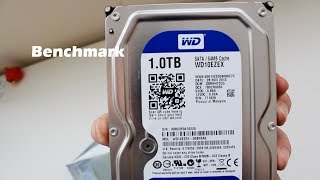 Western digital WDC WD10EZEX60WN4A0 Benchmark SATA2 [upl. by Willette433]