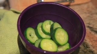 Blanching Zucchini  Cooking Tips [upl. by Goldina]