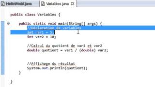 PROGRAMMER EN JAVA Débutant  9  Les commentaires [upl. by Ardnauq915]