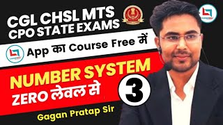 Number System by Gagan Pratap sir  Lecture  3 SSC  SSC CGLGD CHSLMTS amp other compatative exam [upl. by Nnylatsirk]