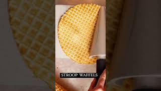 STROOP waffels 🧇🇳🇱Details below 👇the stroopwafels originated in the city of Gouda uniqueunique [upl. by Ahserkal277]