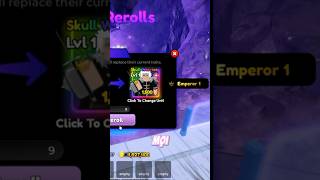 Skull Vindicator Emperor 1  Nâng skill tree 😧 roblox animedefenders huyengameplay [upl. by Sedinoel]