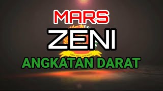 Mars ZENI TNI AD VideoLirik quotZeniquot bahasa Belanda GENIE yang berarti pandaibanyak akalnya [upl. by Josee]