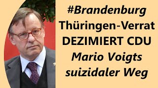 Voigts VolksfrontKoalition macht CDU überflüssig  Merz muss auf maximale Glaubwürdigkeit achten [upl. by Tena]