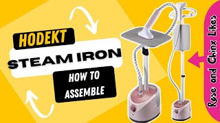 How to assemble Hodekt Steam Iron  Garment steaming iron [upl. by Eittik]