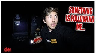 Exploring Haunted GRAVEYARD at 3AM ALONE DO NOT TRY THIS [upl. by Nirret]