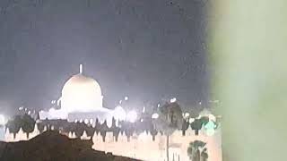 View from our group of Norway Aqsa tour to Masjid Aqsa and Jerusalemold city Palestine at midnight [upl. by Neram214]