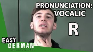 Visual Guide to German Ponunciation  vocalic R [upl. by Dillon]