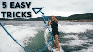 5 Beginner WakeSurfing Tricks You Need To Know [upl. by Jenilee]