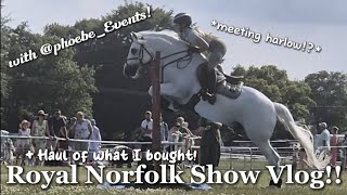 ROYAL NORFOLK SHOW VLOG  Equestrian Lover [upl. by Maurey110]