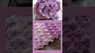 Bernat Baby Blanket Yarn Dappled Easy Lilac Fade chunky Crochet Pattern crochet crocheting [upl. by Rempe211]