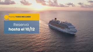 Costa Cruceros TODO INCLUIDO desde 699€ [upl. by Zilef711]