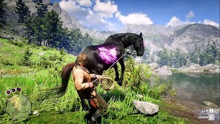 ARTHUR CATCH A BEAUTIFUL CHAROITE HORSE  RDR2  GAMEPLAY [upl. by Akins]