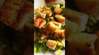 CESAR SALAD😋 healthy salad food viralvideo [upl. by Aztirak]