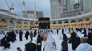 Makkah haram sharif  23 December 2023  kaaba live🔴☔  beautiful weather Makkah  Makkah official [upl. by Nellahs]