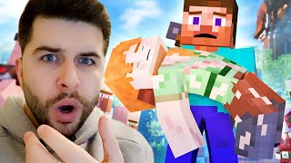 REACTING PILLAGERS MINECRAFT MOVIE  Animation Reaction [upl. by Raskind]