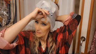 how to streak your hair using hilarious methods by a 74yearold 😆 [upl. by Morey]