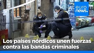 La Policía de Suecia y la de Dinamarca unen fuerzas para combatir la violencia de las bandas [upl. by Irik951]