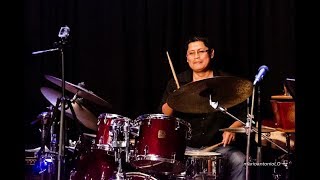 HUGO ALCAZAR  FESTEJO ON DRUMSET amp CAJON  SOLO part II [upl. by Eneles435]