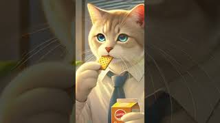 Workday Whiskers Emotional Journeys with Office Cats cat cute cats cutecat work office sho [upl. by Initsed544]