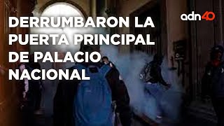 Por primera vez entraron a Palacio Nacional para protestar por los 43 normalistas de Ayotzinapa [upl. by Tipton]