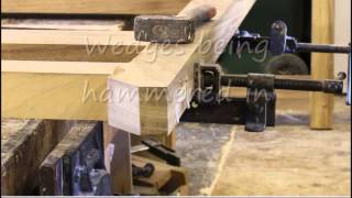 Manufacture of Wooden Iroko hardwood Timber gates [upl. by Dominga500]