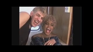 Exclusive footage Whitney Houston and makeup artist Kevyn Aucoin [upl. by Bueschel]