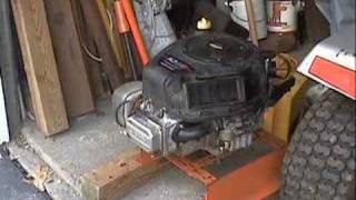 quotBenchquot testing a 2004 10hp Briggs amp Stratton OHV motor [upl. by Assela]