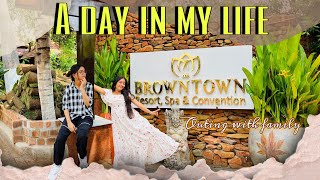 A day in my life  Browntown resort  Family outing  Keerthisiri  Kittamma [upl. by Asecnarf]