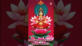 Gayatri Chalisa in Gujarati I Hemant Chauhan gayatrichalisa gayatri shortvideo ytshorts [upl. by Annawat]