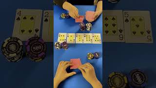 WE POKER The opponent is very aggressive foryou casino whowins poker [upl. by Naneik]