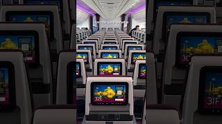 Qatar Airways A3501000 Economy Class Experience✈️ shorts [upl. by Kimura]