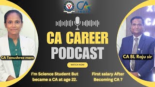 Science Student But Became CA At Age 22  CA Career Podcast [upl. by Ire]