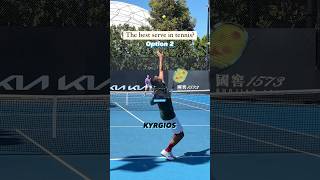 The BEST serve Isner Kyrgios or Cressy 🔝🎾 Tennis Isner Kyrgios [upl. by Ytomit]