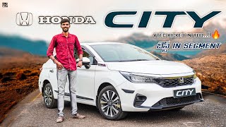 2023 Honda CITY ivtec CVT Review in Telugu  Vtec Kicked in Yoo🔥  Rides 4 U  Telugu [upl. by Peregrine]