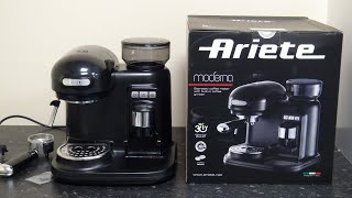 Ariete AR1318 Espresso Coffee Machine [upl. by Htesil]