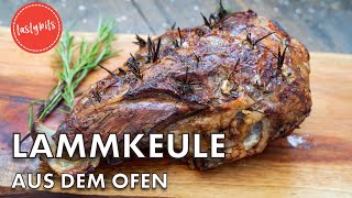 Lammkeule im Ofen zubereiten Das Rezept für Lammbraten [upl. by Hallie]