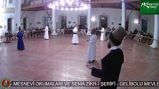 Tasavvuf Vakfı  Gelibolu Mevlevihanesi  Sema Zikri Şerifi 27102024 [upl. by Edrahc]