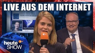 Igitt Datenschutz Hazel Brugger zur DSGVO  heuteshow vom 01062018 [upl. by Atsira509]