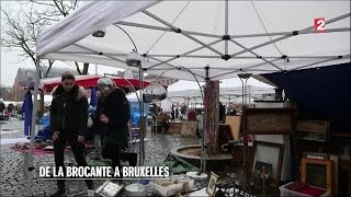 Brocantes  De la brocante à Bruxelles  20160305 [upl. by Drof]