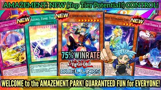 75 WINRATE NEW AMAZEMENT Pure Deck CONTROL and FUN for EVERYONE DUEL LINKS [upl. by Acinhoj]