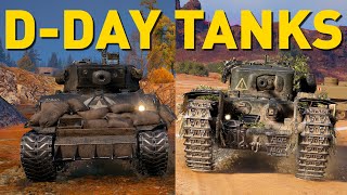 DDay Tanks in World of Tanks [upl. by Aeuhsoj]