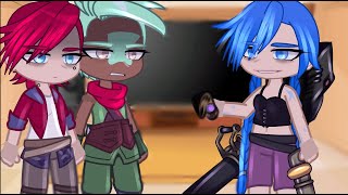 Arcane React To Jinx  Gacha React [upl. by Koziel982]