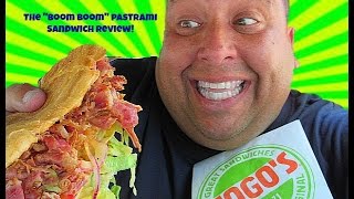 Togos® quotBOOM BOOMquot Pastrami Sandwich REVIEW [upl. by Arres89]