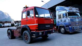 I fratelli Gasperetti si portano a casa loro in Val di Non un IVECO 190 f 35 del 1979 [upl. by Nyra]