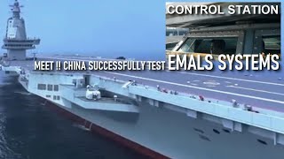 Chinas Navy Fujian Super Carrier Tests Electromagnetic Catapult EMALS control station unveiled [upl. by Namqul]