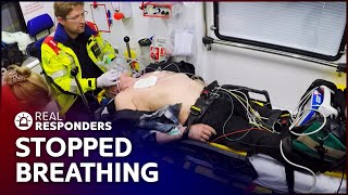 Doctors Resuscitate Man After Sudden Cardiac Arrest  Inside The Ambulance  Real Responders [upl. by Atnoled]