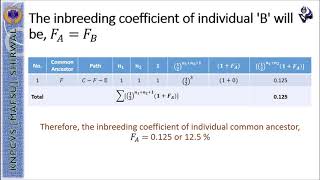 13 Coefficient of Inbreeding Part 2 [upl. by Toft]